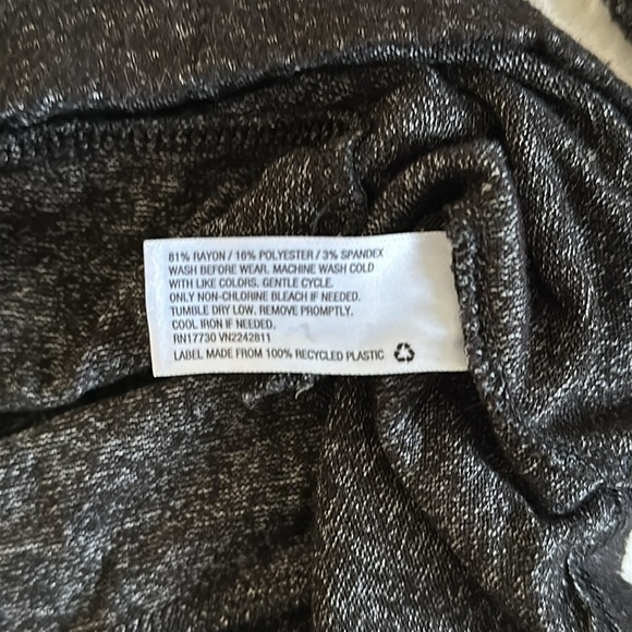 ART CLASS Dark Gray Tiered Long Sleeve Dress Girls Size 6/6X - Picture 6 of 7